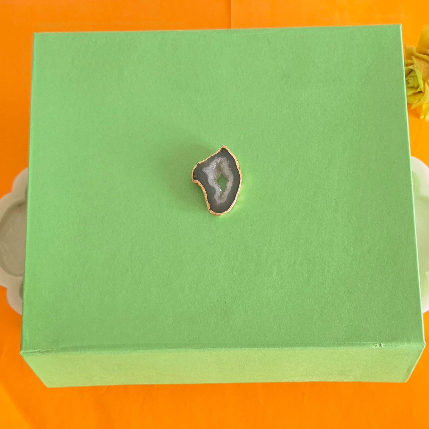 Marble Round Pooja Platter , Marble Floral TeaLight , Brass Swastik Diya and Blue Pottery Door Hangings