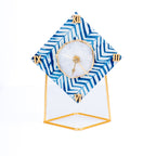 Blue Zebra Desktop Clock(Diamond)