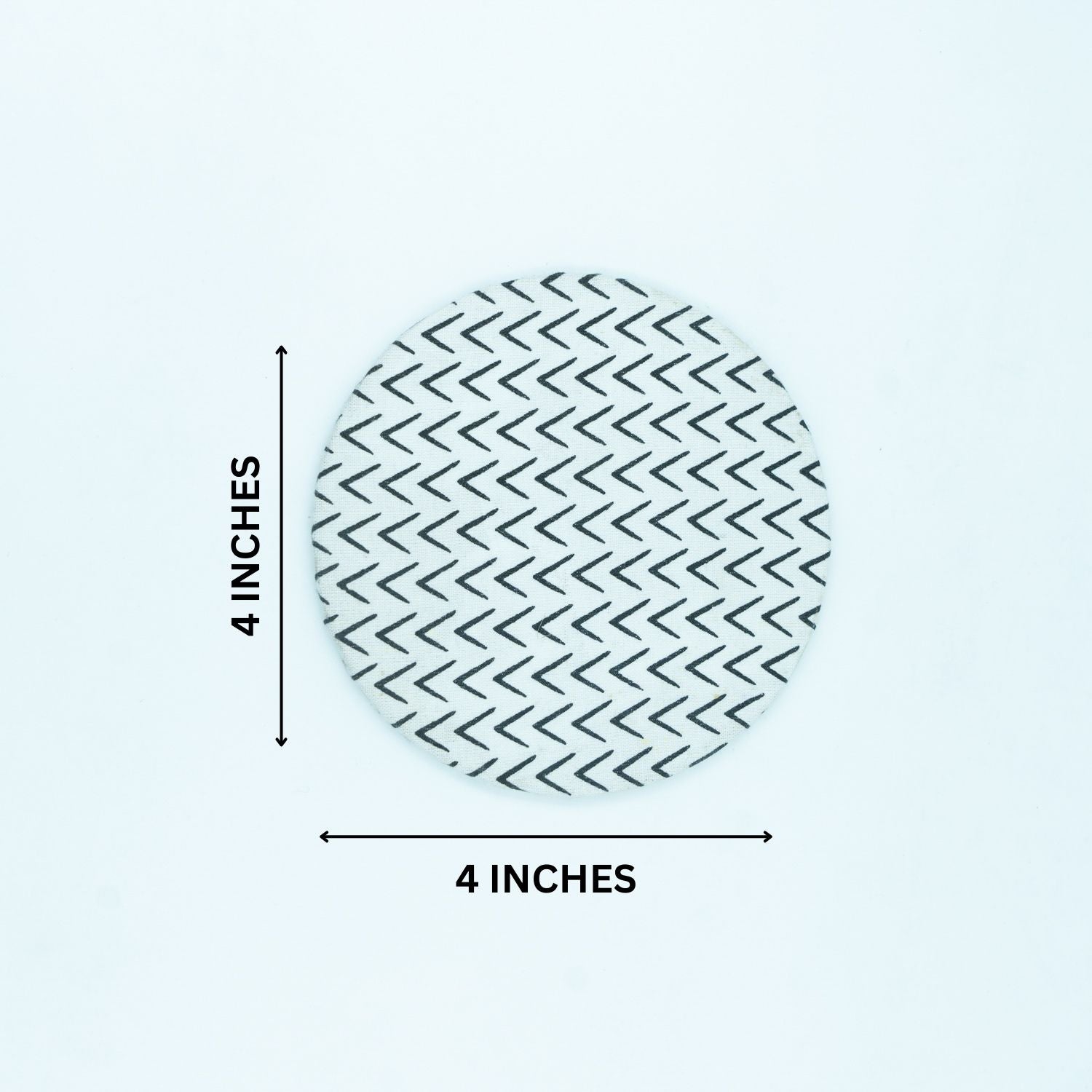 Black and White Napkin Rings Set Of 6