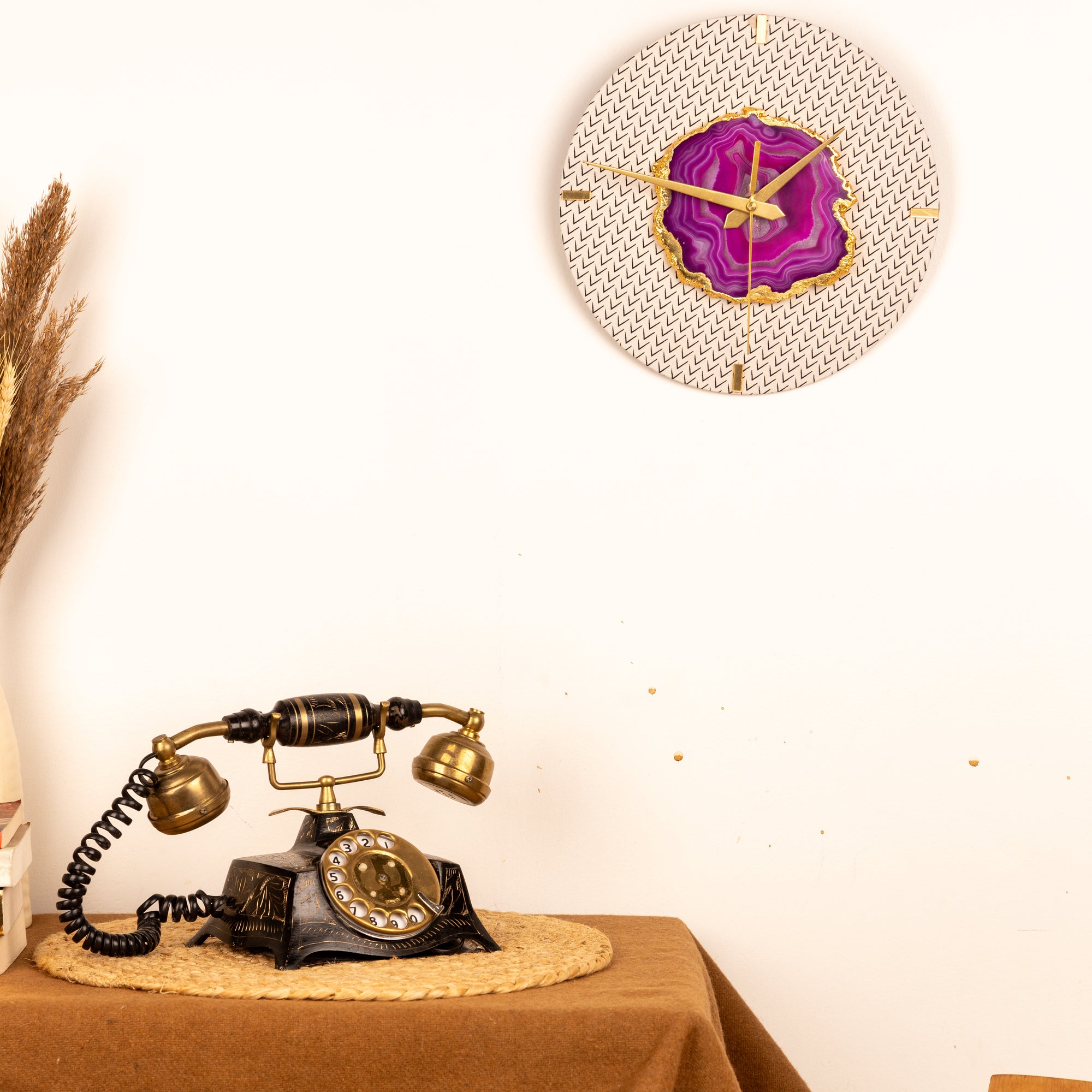 Black and White Wall Clock(Round)