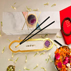 White Marble Jai Shree Krishna Agarbatti Stand