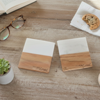 Marble Wooden You Are So Loved Square Coaster - set of 2