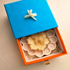 Marble Floral Shape Candle Holder