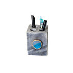 white pen stand
