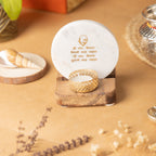 Guru Ji Mantra Marble Tealight Wooden