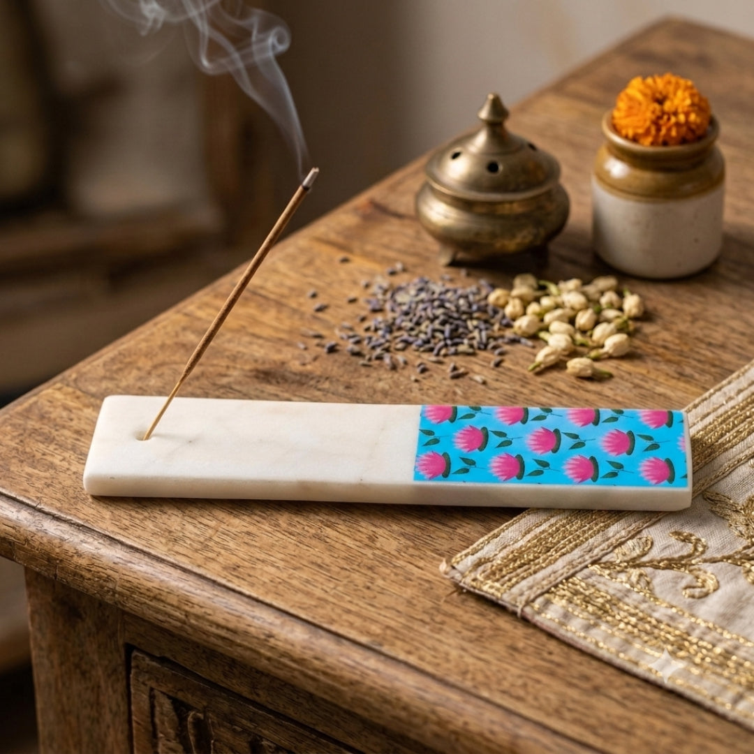 Marble Printed Agarbatti Stand