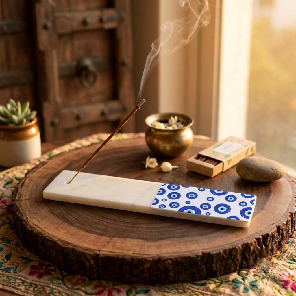 Marble Printed Agarbatti Stand