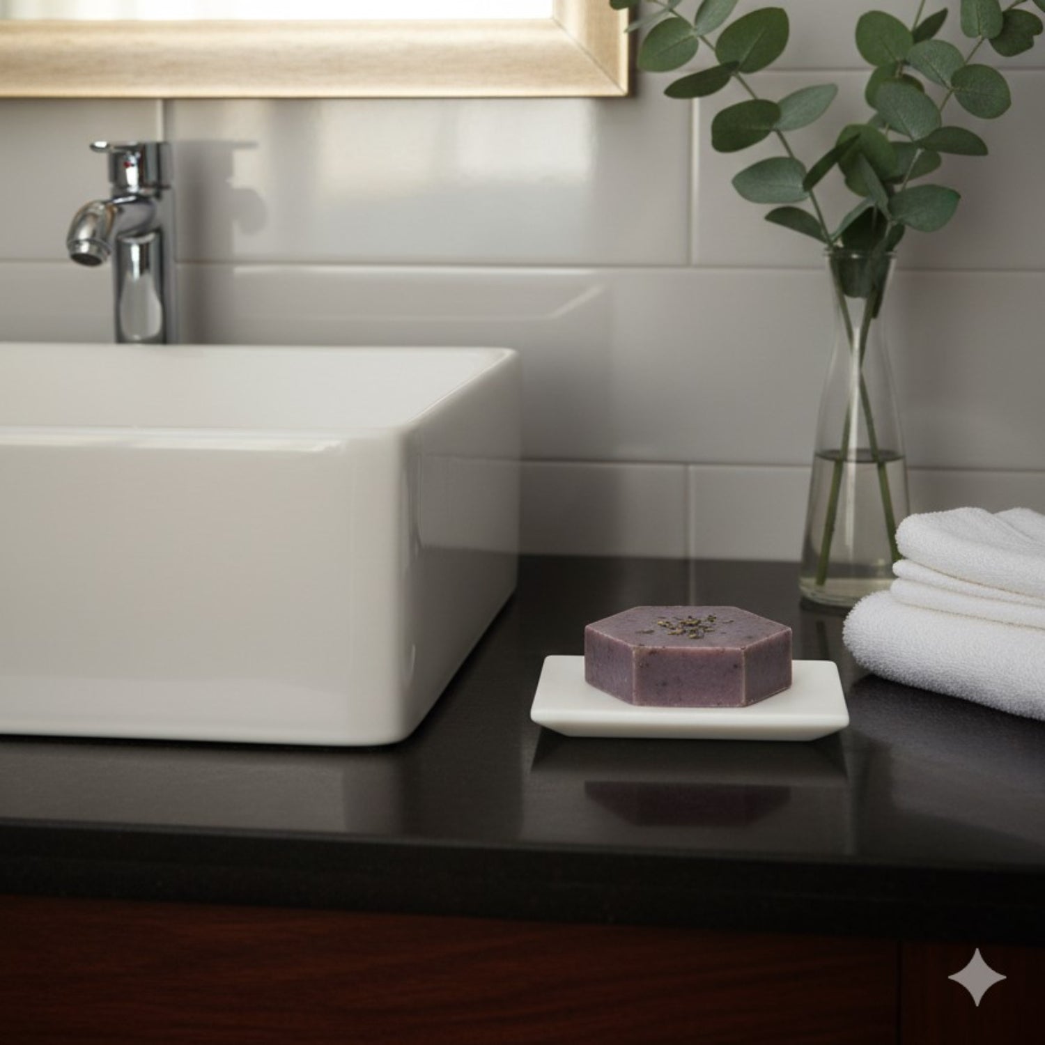 Marble Soap Dish for Bathroom or Kitchen