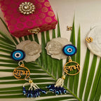Mother Of Pearl Gaytri Mantra Evil Eye Shubh Labh Door Hangings
