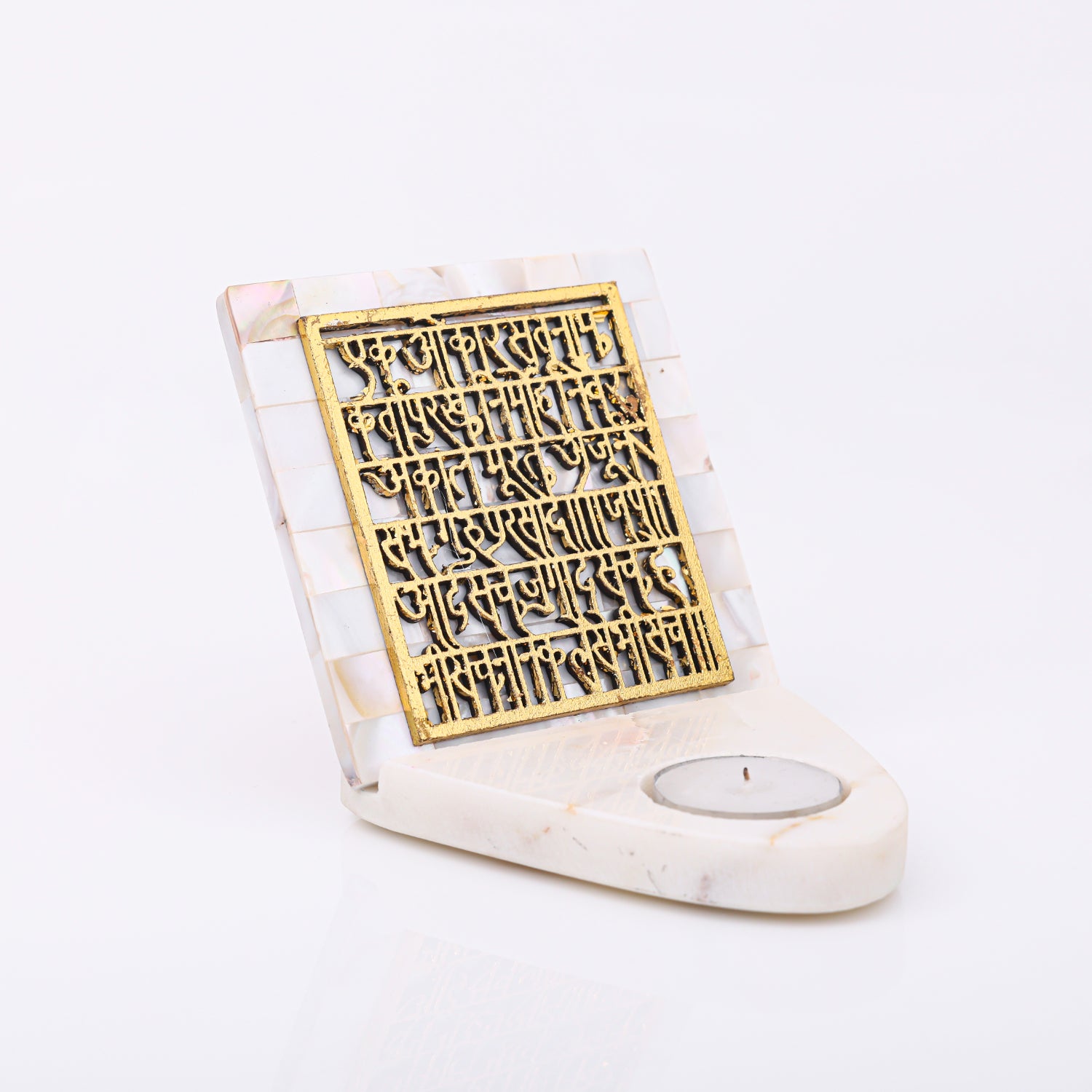 Mother Of Pearl IK ONKAR TeaLight Holder