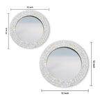 Mother of Pearl Mirror Wall Décor Round
