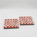 MOP Coasters Set of 2 Red