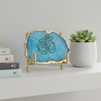 OM - Blue Agate Metal Stand