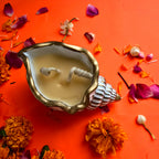 Polyresin Shankh With Candle