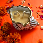 Polyresin Shankh With Candle