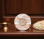 Ganesha Metal Holder with Mother of Pearl Festive