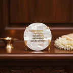 OM Metal Holder with Mother of Pearl Festive