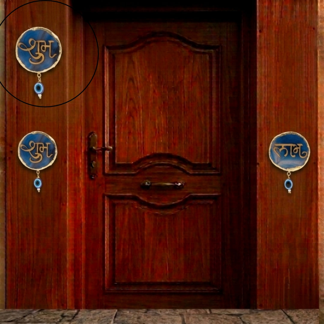 Blue Agate Shubh Labh