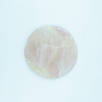Rose Quartz Round Resin Coaster Set of 2