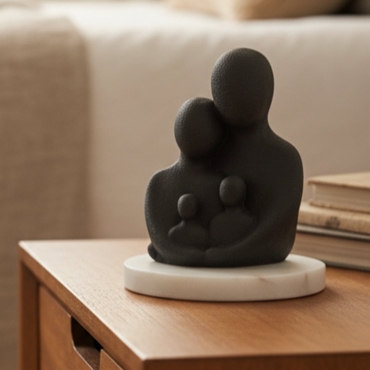 Unity Family Decorative Sculpture Black