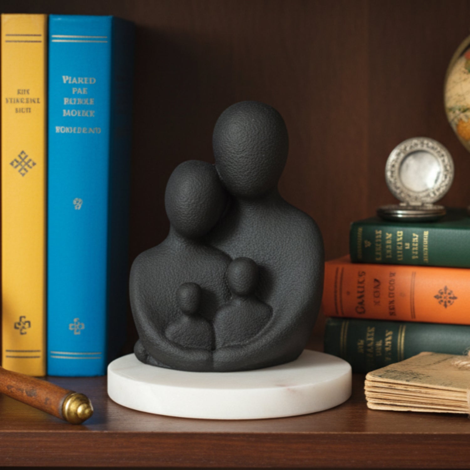 Unity Family Decorative Sculpture Black