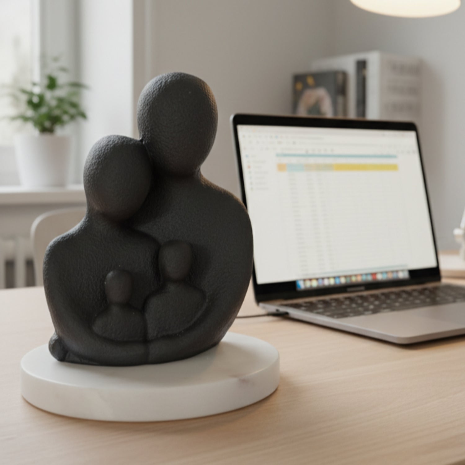 Unity Family Decorative Sculpture Black