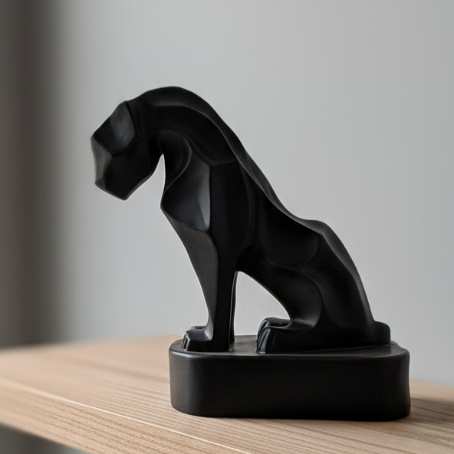 Black Panther Modern Art Statue