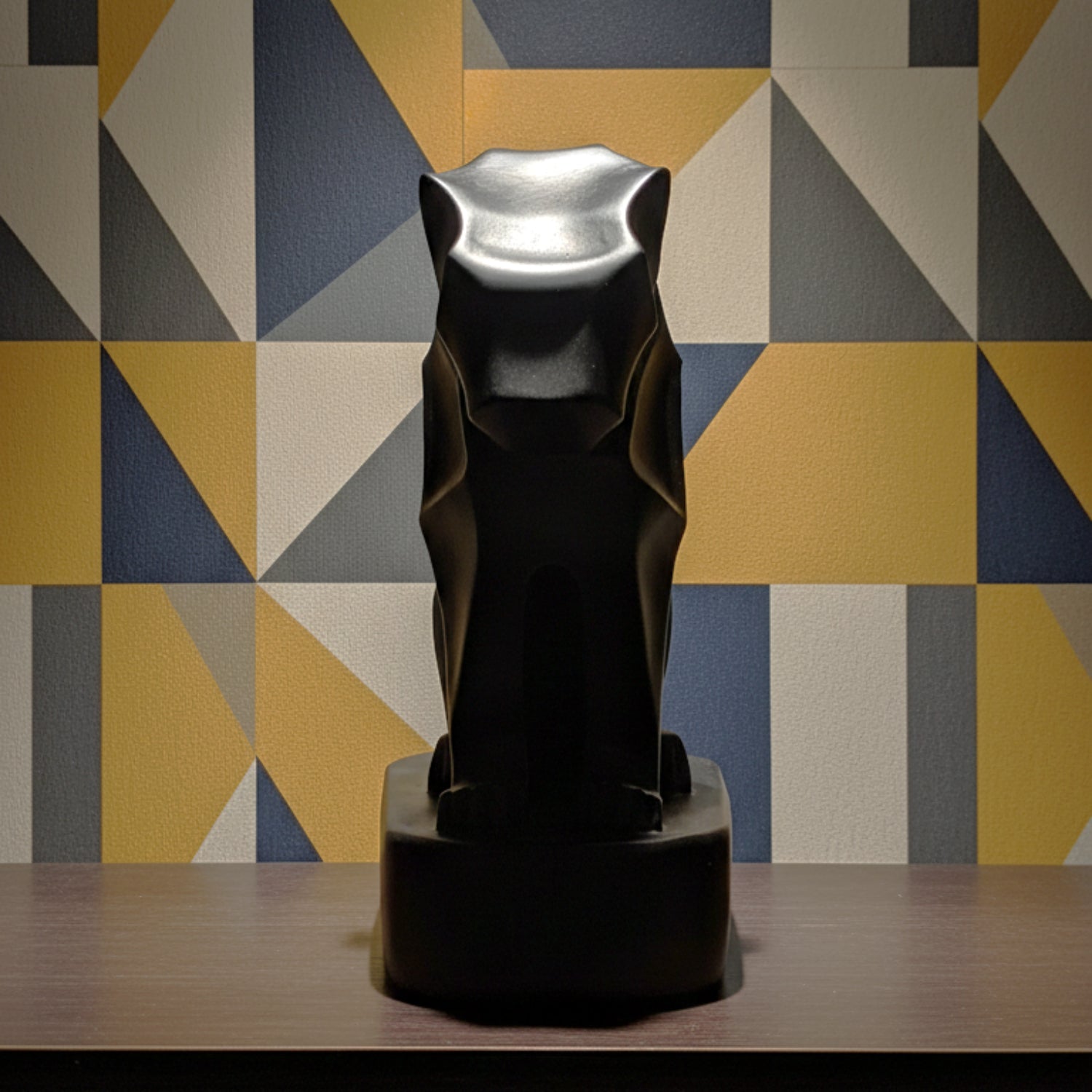 Black Panther Modern Art Statue