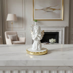 Praying Baby Angel With Marble Base