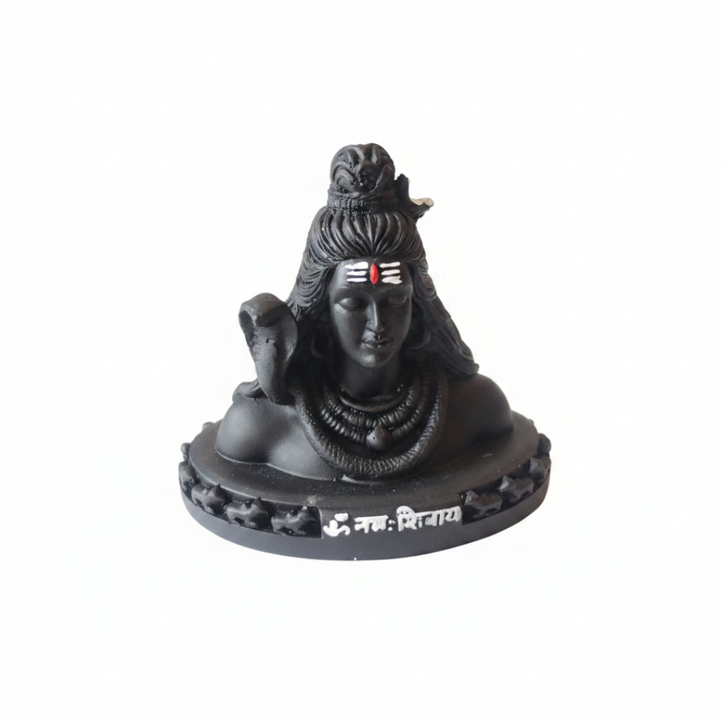 Mahadev ji statue black showpiece