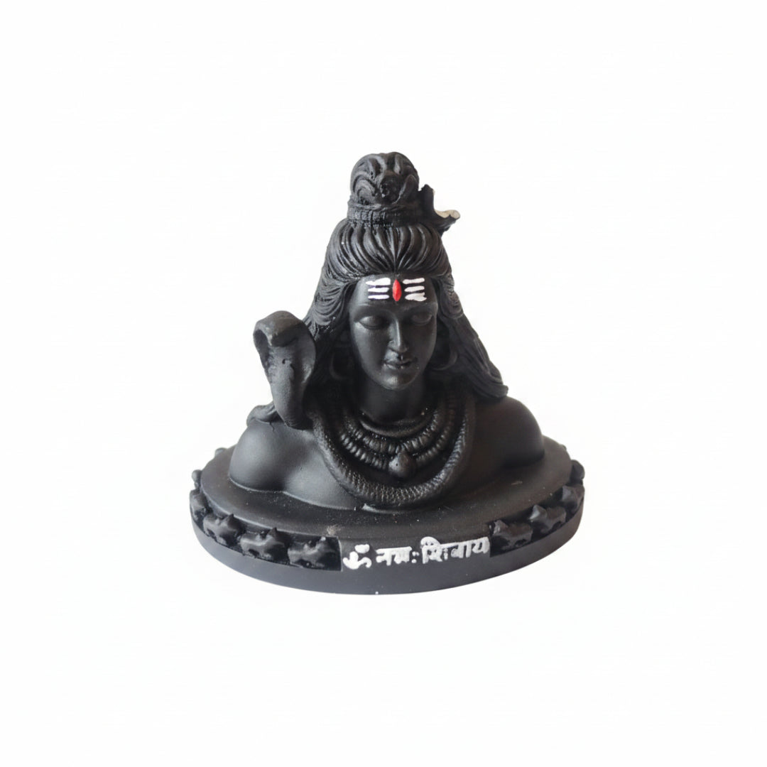 Mahadev ji statue black showpiece