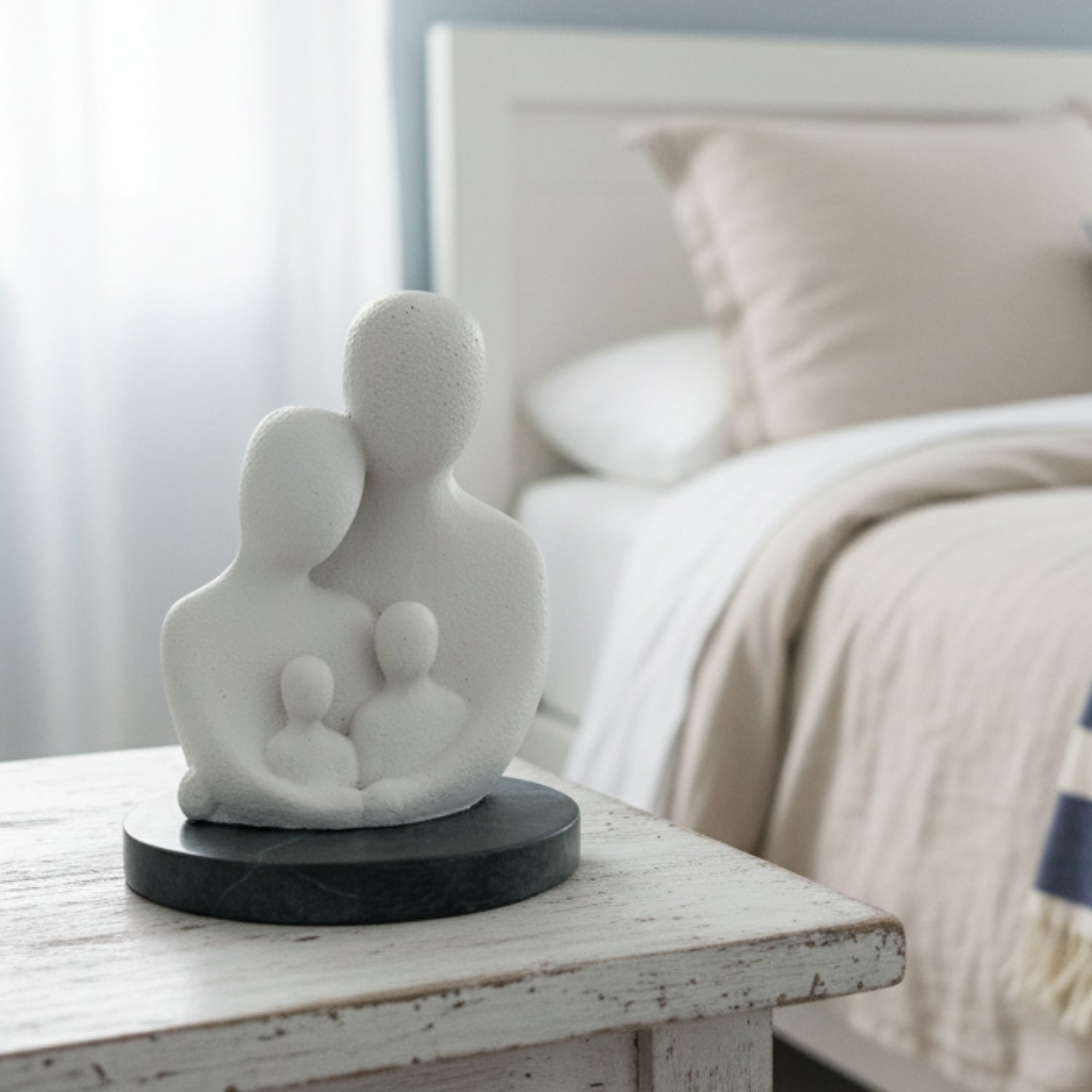 Unity Family Decorative Sculpture White