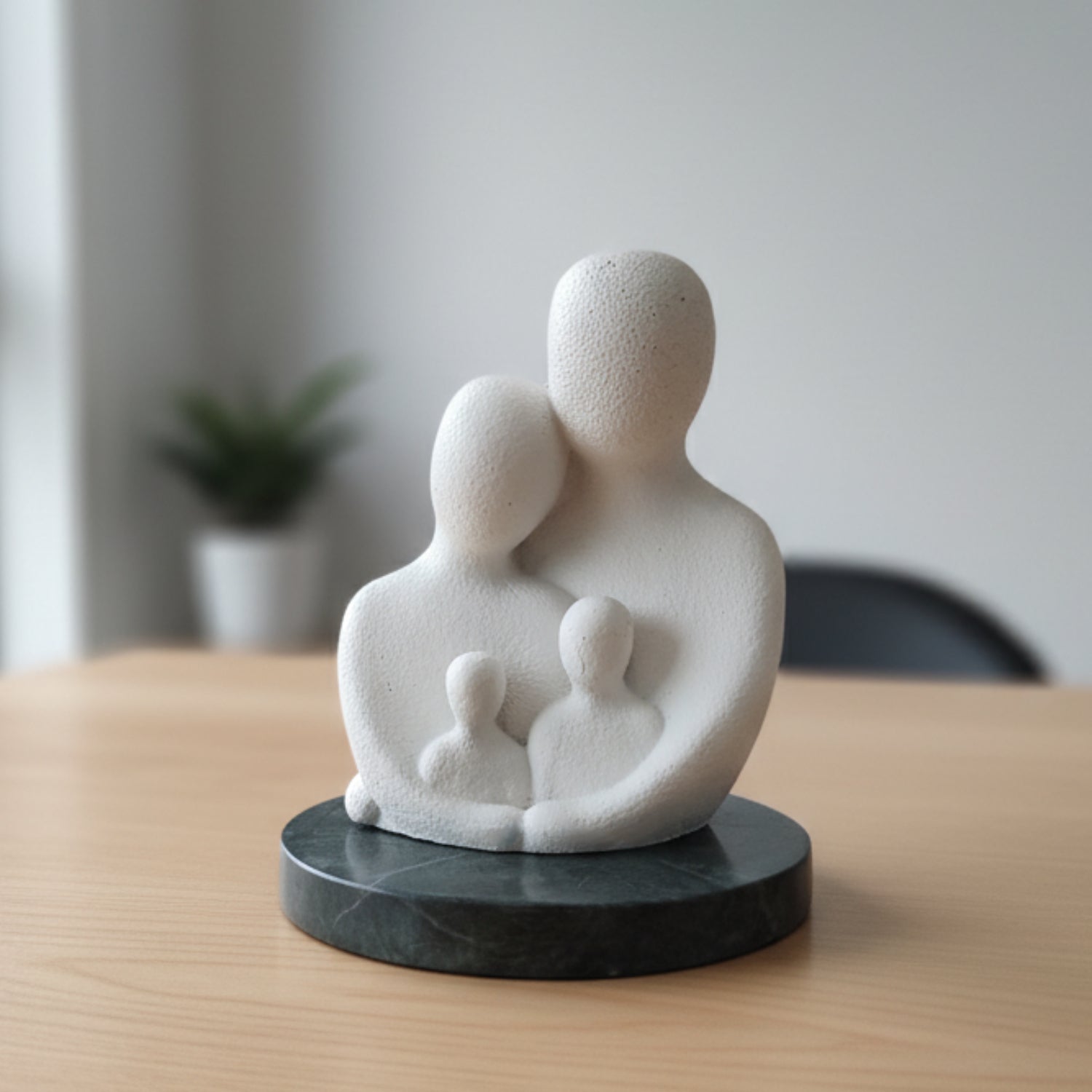 Unity Family Decorative Sculpture White