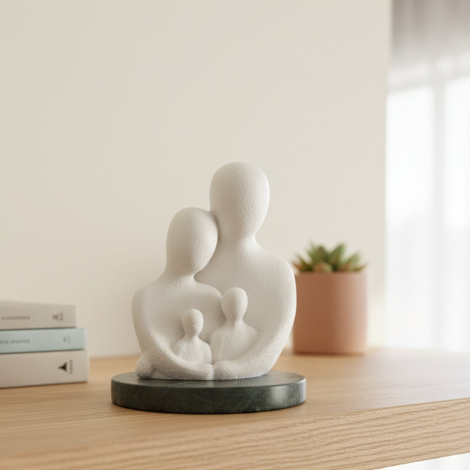Unity Family Decorative Sculpture White
