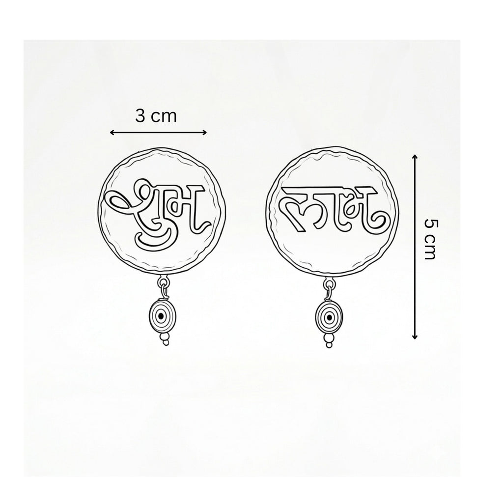 White Agate Shubh Labh