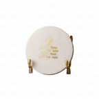 Guruji Mantra Marble Metal Showpiece