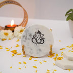 Mantra Metal Holder with Marble