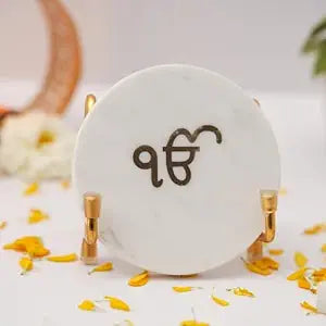 Mantra Metal Holder with Marble