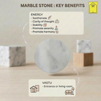 White Marble Choki And Polyresin Tea Light Holder