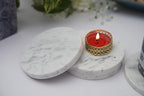 White Marble Plain Coaster  for Tea Coffee Cocktail